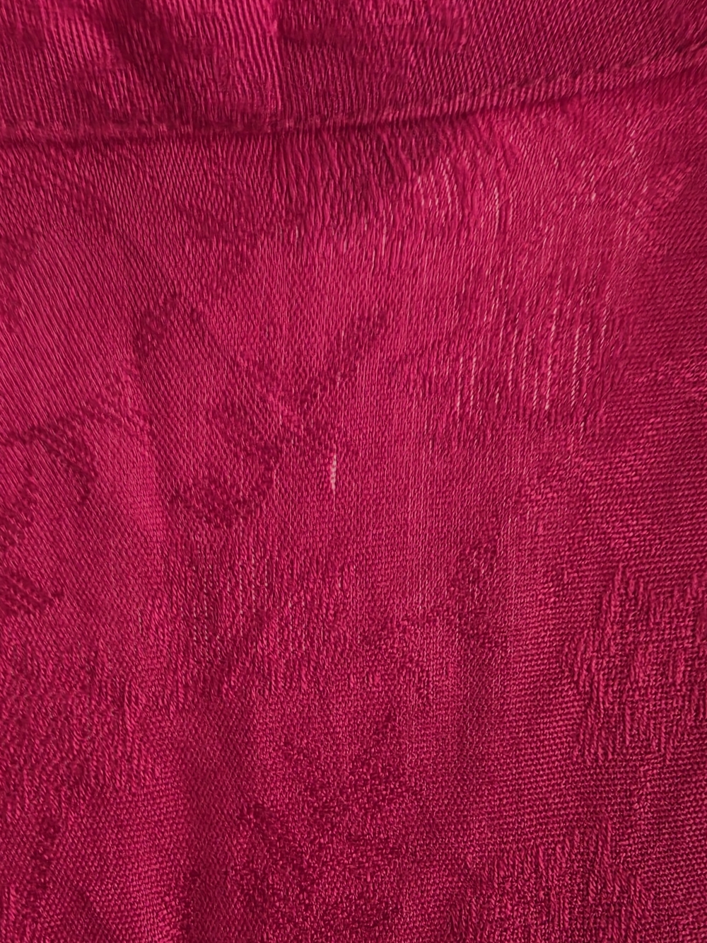April Cornell Wrap Boho Sheer Ruffle Rayon Midi Dress Damask Woven Rayon Medium - Picture 10 of 14